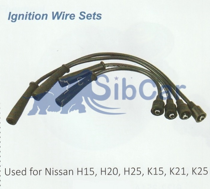 Провода высоковольтные Nissan K15/K21/K25 (комплект)
