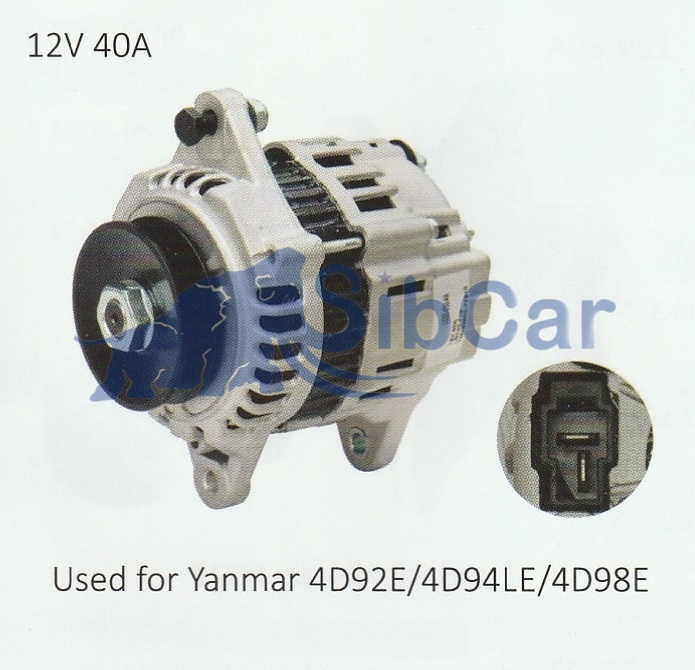 Генератор Komatsu 12V/55Amp 4D92/4D94/4D98