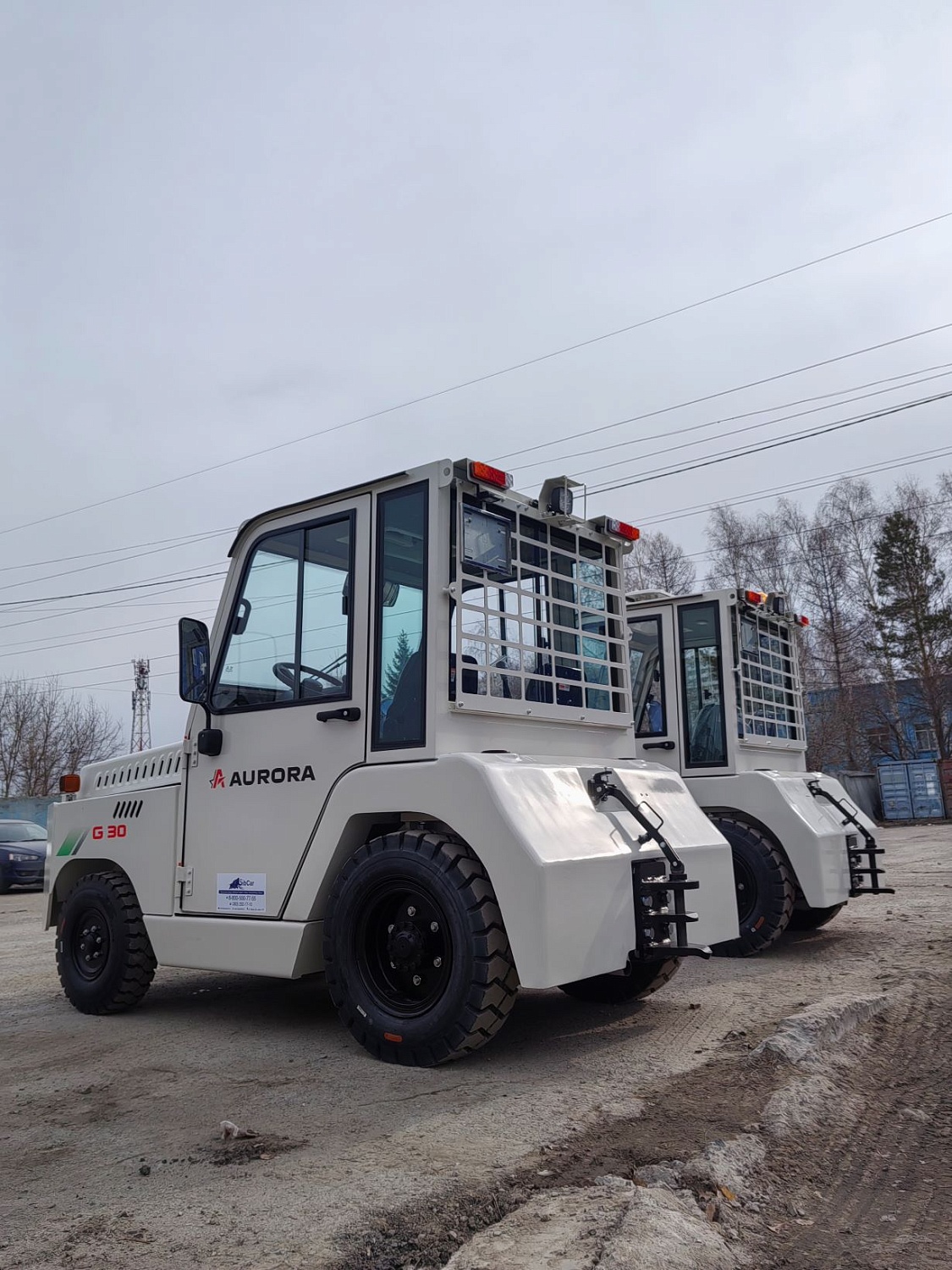 СИБКАР поставил для S7 два новых тягача AURORA FORKLIFT QYСD30 с двигателями Cummins